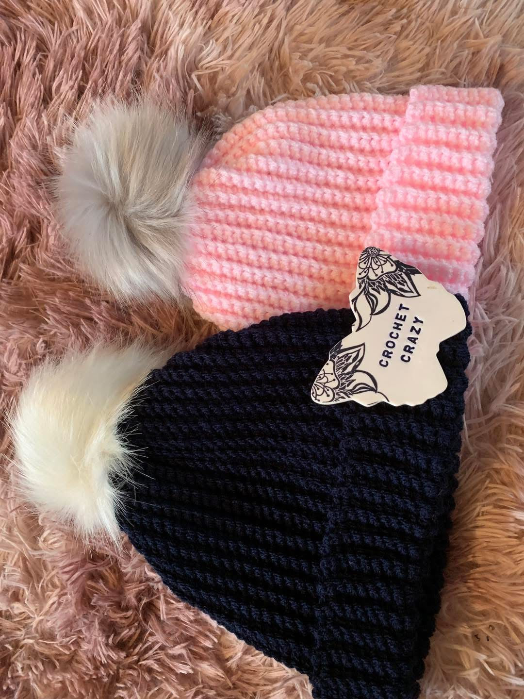 Pom Pom winter hats