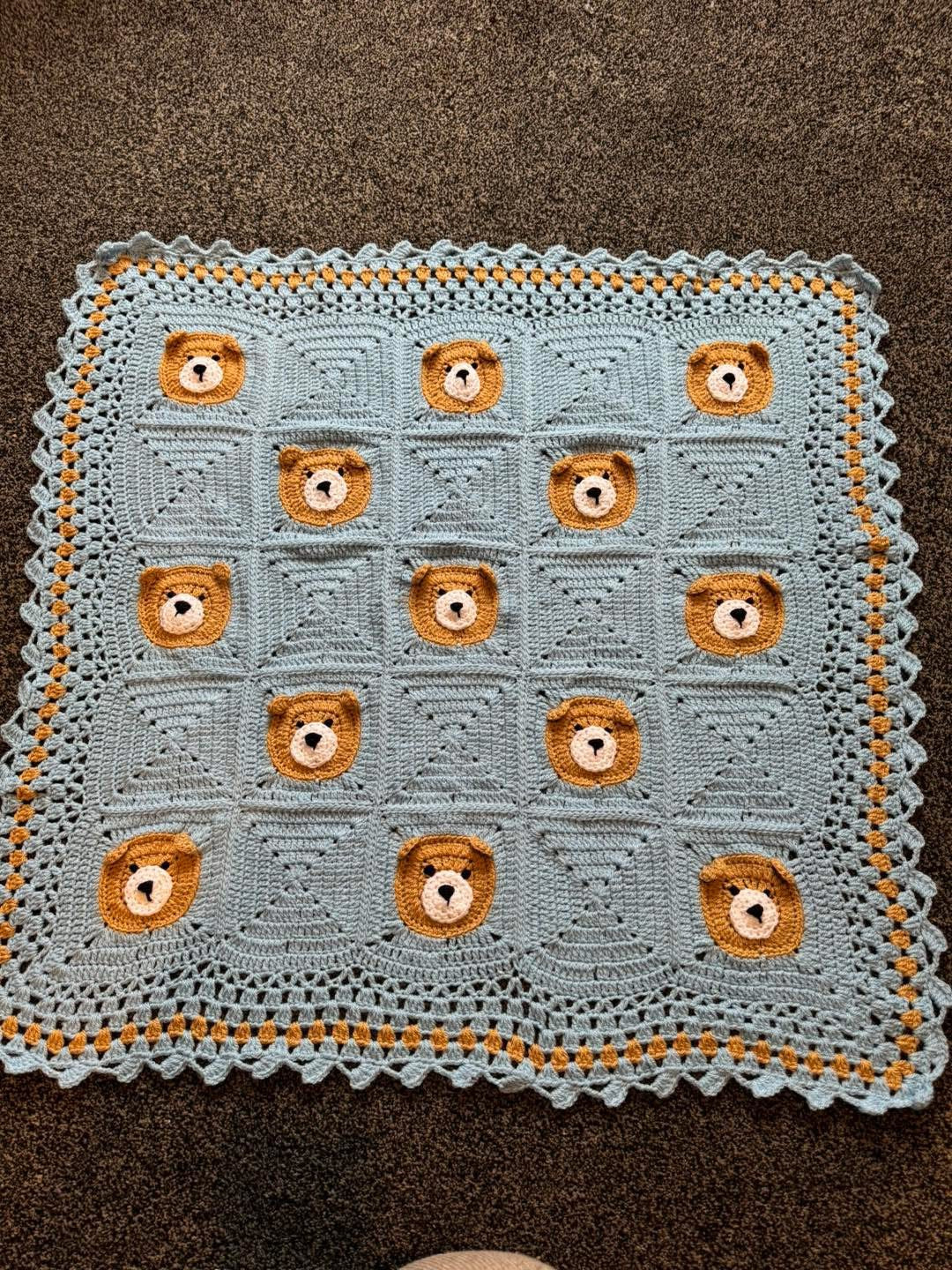 Teddy bear blanket