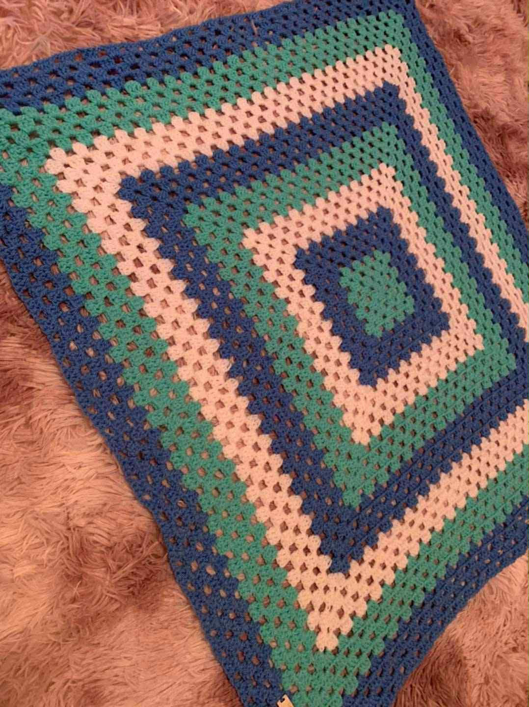 Granny square blanket