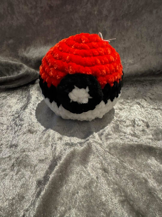 Red and white ball