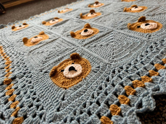 Teddy bear blanket