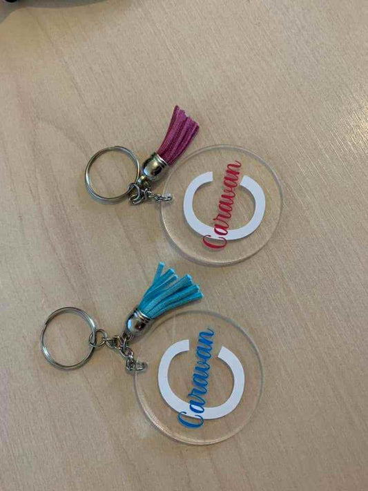 Acrylic keyring