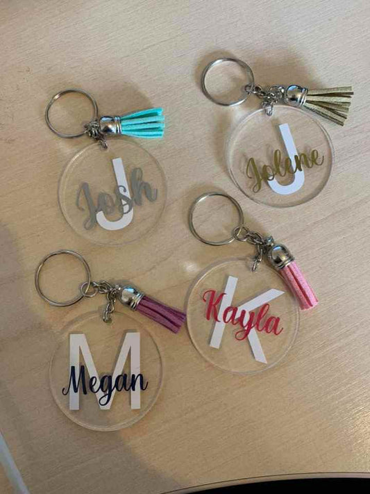 Acrylic keyring