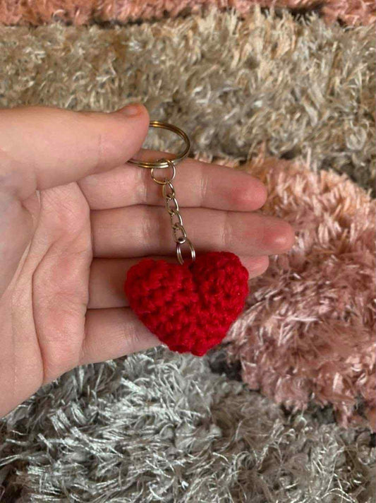 Love heart keyring